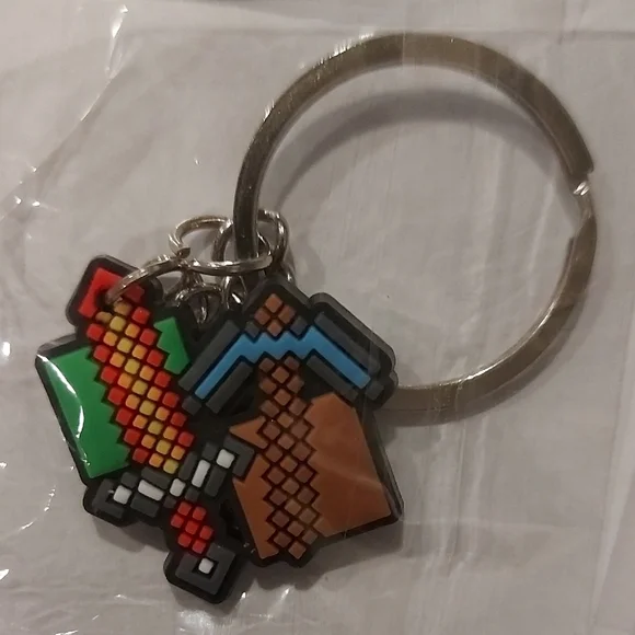 Minecraft 10 Character Keychain Set - Picture 8 of 11